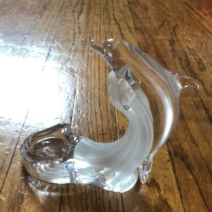 Lenox dolphin candle holder
